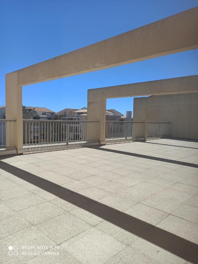 Port Studio Piscine, Parking, Prive,Navette Aeroport Agde Bagian luar foto